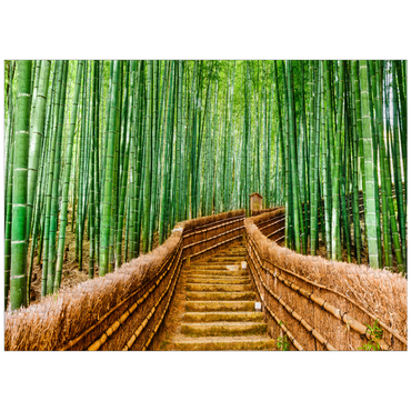 puzzleplate Kyoto Japan in Bamboo Forest 300 Jigsaw Puzzle
