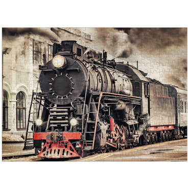 puzzleplate A Departing Steam Train 300 Jigsaw Puzzle