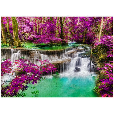 puzzleplate Huay Mae Khamin Waterfall Thailand 300 Jigsaw Puzzle