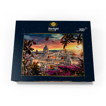 Beautiful sunset over the city of Rome in the evening 300 Jigsaw Puzzle box view3