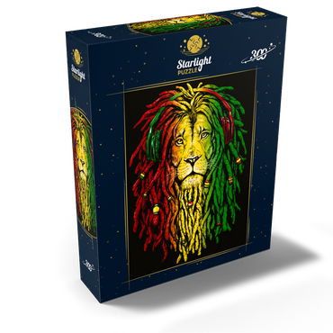 Rasta lion 300 Jigsaw Puzzle box view2