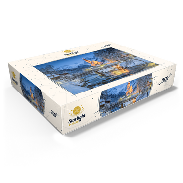 Berchtesgaden winter landscape pilgrimage church of Saint Sebastian 300 Jigsaw Puzzle box view1