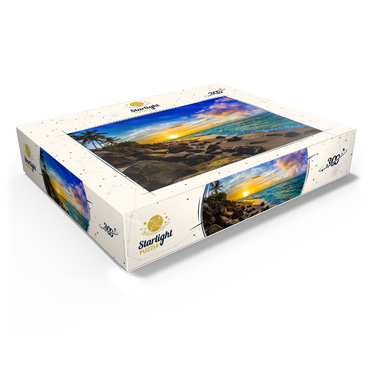 Beautiful Hawaiian sunset on the north coast of Oahu 300 Jigsaw Puzzle box view1