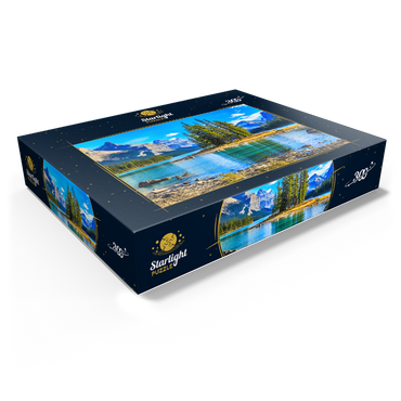 Spirit Island in Maligne Lake - Jasper National Park Canada 300 Jigsaw Puzzle box view1