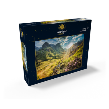 Valley view below the mountains of Glencoe, Lochaber, Highlands, Scotland 300 Jigsaw Puzzle box view2