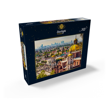 Domes of the old basilica and cityscape of Mexico City 300 Jigsaw Puzzle box view2
