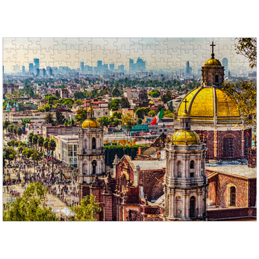 puzzleplate Domes of the old basilica and cityscape of Mexico City 300 Jigsaw Puzzle