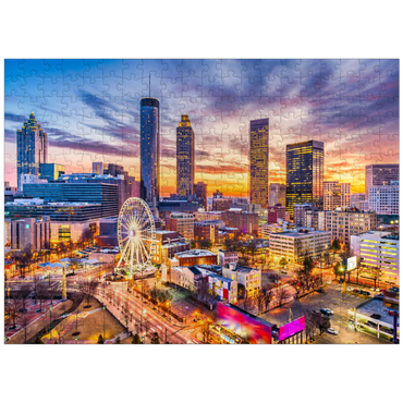 puzzleplate Skyline of downtown Atlanta, Georgia 300 Jigsaw Puzzle
