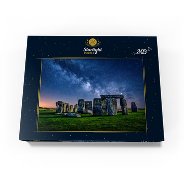 The Milky Way over Stonehenge, Amesbury, England 300 Jigsaw Puzzle box view3