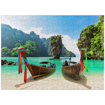 puzzleplate Bond island near Phuket in Thailand 300 Jigsaw Puzzle