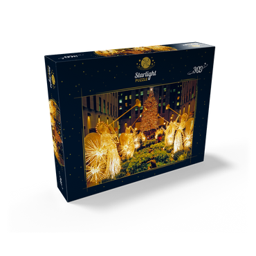 Rockefeller Center at Christmas time, New York City, New York, USA 300 Jigsaw Puzzle box view2