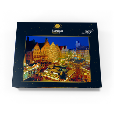 Christmas market on the Römerberg, Frankfurt am Main 300 Jigsaw Puzzle box view3