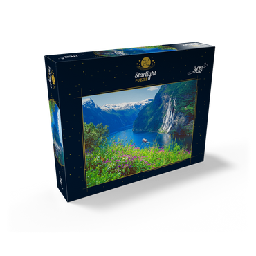 Geiranger Fjord and Seven Sisters Waterfall, Central Norway, Norway 300 Jigsaw Puzzle box view2