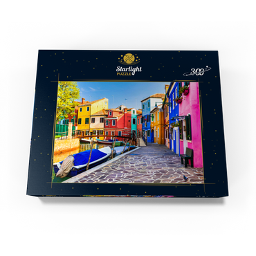 The most colorful traditional fishing town (village) Burano - island near Venice. Italy - travel and landmarks 300 Jigsaw Puzzle box view3
