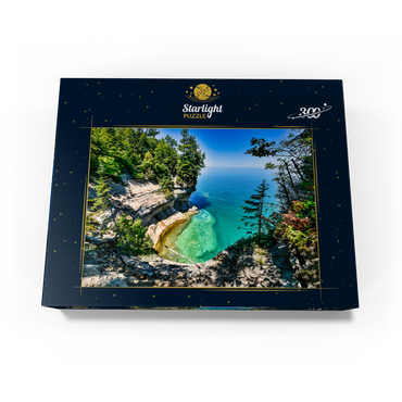 The towering view of Lake Superior from Michigan on the Upper Peninsula 300 Jigsaw Puzzle box view3