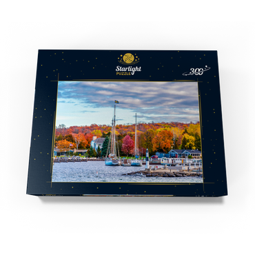 Sister Bay town harbor view in Door County Wisconsin 300 Jigsaw Puzzle box view3