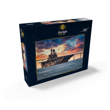 A U.S. Navy ship leaves San Diego Bay and heads into the Pacific Ocean 300 Jigsaw Puzzle box view2