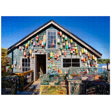 puzzleplate Bass Harbour on Desert Island in Maine USA 300 Jigsaw Puzzle