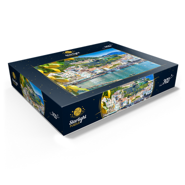 Panoramic view of beautiful Amalfi on hills leading down to the coast, Campania, Italy 300 Jigsaw Puzzle box view1