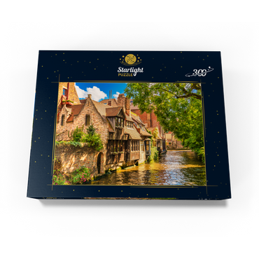 Classic view of the historic city center of Bruges (Bruges), province of West Flanders, Belgium 300 Jigsaw Puzzle box view3