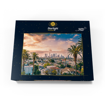 Beautiful sunset in downtown Los Angeles 300 Jigsaw Puzzle box view3