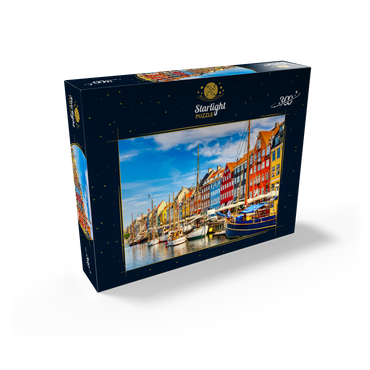 Nyhavn Harbor in the center of Copenhagen, Denmark 300 Jigsaw Puzzle box view2