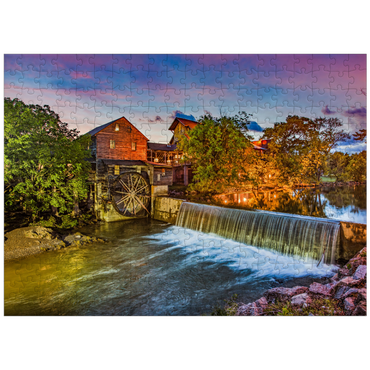 puzzleplate Old Mill in Pigeon Forge, Tennessee 300 Jigsaw Puzzle
