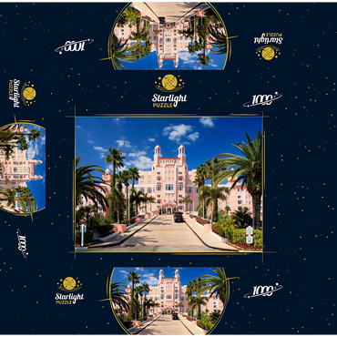 Hotel Don Cesar Beach Resort at St. Pete Beach in St. Petersburg, Florida 1000 Jigsaw Puzzle box 3D Modell
