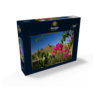 Bougainvillea with Pinnacle Peak, Scottsdale, Arizona, USA 300 Jigsaw Puzzle box view2