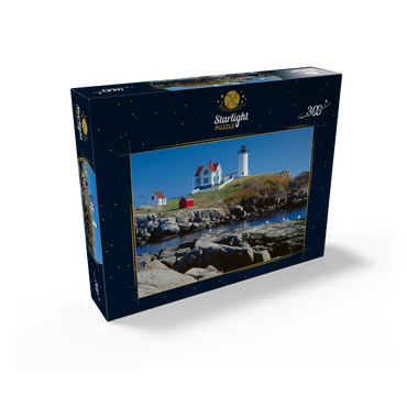 Nubble Lighthouse at Cape Neddick, York Beach, Maine, USA 300 Jigsaw Puzzle box view2