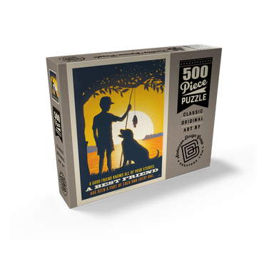 Best Friends, Vintage Poster 500 Jigsaw Puzzle box view2