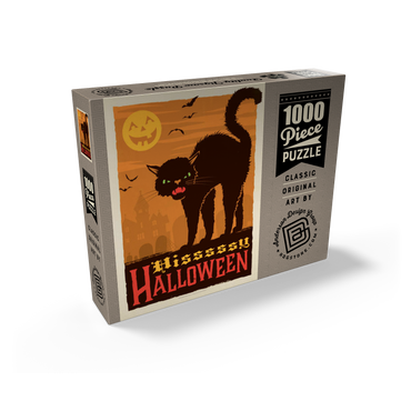 Hissy Halloween, Vintage Poster 1000 Jigsaw Puzzle box view2