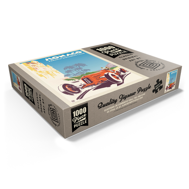 Monaco: French Bulldog Club, Vintage Poster 1000 Jigsaw Puzzle box view1