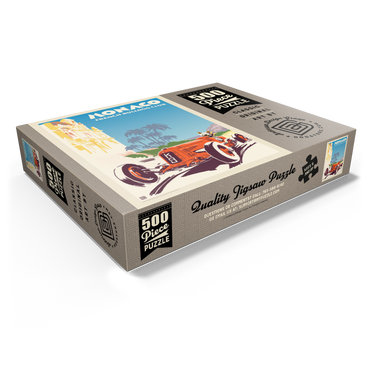 Monaco: French Bulldog Club, Vintage Poster 500 Jigsaw Puzzle box view1