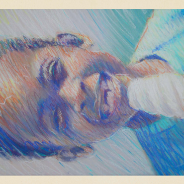 Pastel Drawing: Ice Cream Kid, Vintage Poster 500 Jigsaw Puzzle 3D Modell