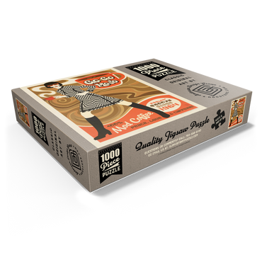 Go-Go Mojo Coffee, Vintage Poster 1000 Jigsaw Puzzle box view1