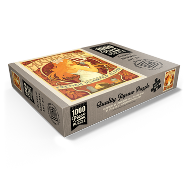 Mucha latte, Vintage Poster 1000 Jigsaw Puzzle box view1