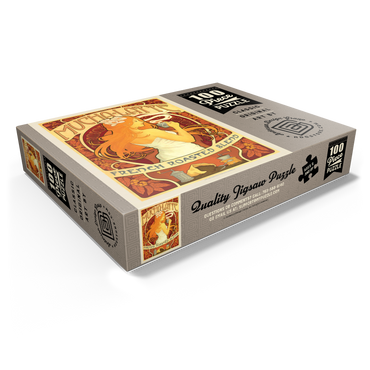 Mucha latte, Vintage Poster 100 Jigsaw Puzzle box view1