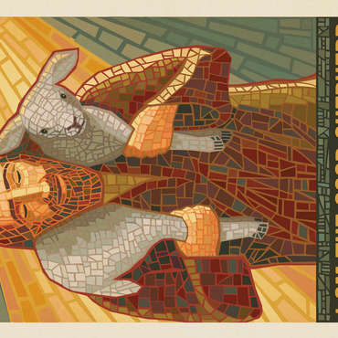 Jesus: The Good Shepherd, Vintage Poster 500 Jigsaw Puzzle 3D Modell