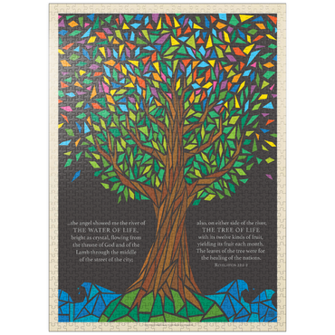 puzzleplate Tree Of Life, Vintage Poster 1000 Jigsaw Puzzle