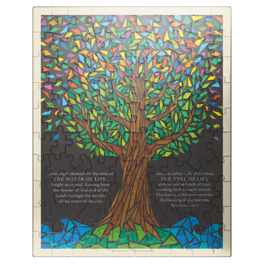 puzzleplate Tree Of Life, Vintage Poster 100 Jigsaw Puzzle