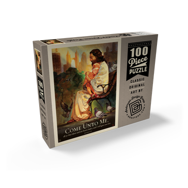 Jesus: Come Unto Me, Vintage Poster 100 Jigsaw Puzzle box view2
