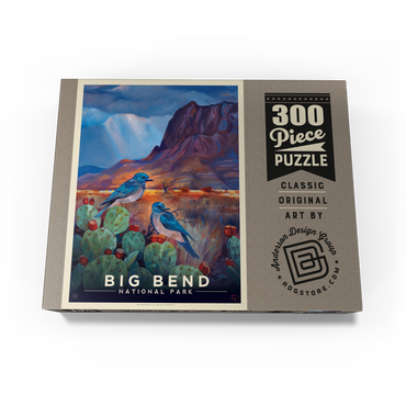 Big Bend National Park: Birds, Vintage Poster 300 Jigsaw Puzzle box view3