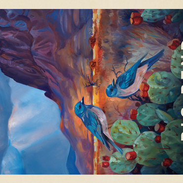 Big Bend National Park: Birds, Vintage Poster 500 Jigsaw Puzzle 3D Modell