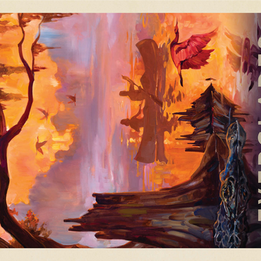 Everglades National Park: Silent Splendor, Vintage Poster 1000 Jigsaw Puzzle 3D Modell