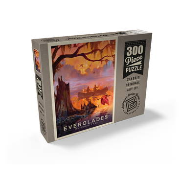 Everglades National Park: Silent Splendor, Vintage Poster 300 Jigsaw Puzzle box view2