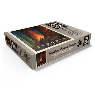 Sequoia National Park: Nature's Cathedral, Vintage Poster 100 Jigsaw Puzzle box view1