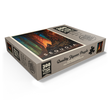 Sequoia National Park: Nature's Cathedral, Vintage Poster 300 Jigsaw Puzzle box view1