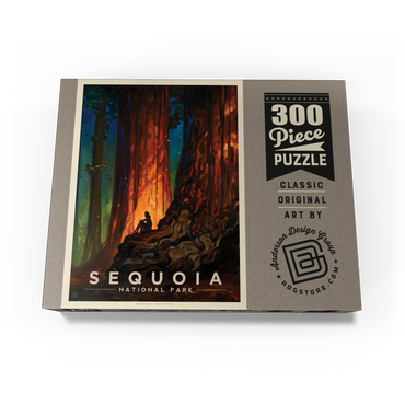 Sequoia National Park: Nature's Cathedral, Vintage Poster 300 Jigsaw Puzzle box view3