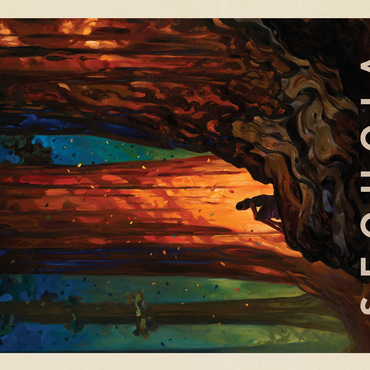 Sequoia National Park: Nature's Cathedral, Vintage Poster 500 Jigsaw Puzzle 3D Modell